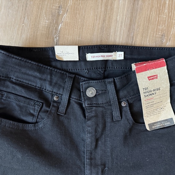 NWT Levi’s 721 High Rise Skinny Jeans Size 27 (W27xL30) - Picture 3 of 12